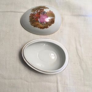 Egg Shaped Trinket Box